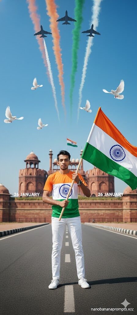 Republic Day Nano Banana Prompts 2026 | Republic Day AI Image Prompts 2026